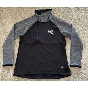 Kansas City Royals Under Armour Women's Softshell Zip Jacket Large Baseball Gray